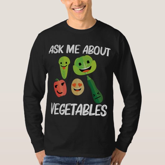 Gemüsegarnele für Männer Obst Gemüse T-Shirt (Vorderseite)
