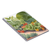 Gemüsegarten | Aquarellmalerei Notizblock (Rechte Seite)