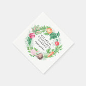 Gemüsegarten, Bio Serviette (Ecke)