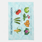 Gemüsegarten Geschirrtuch (Vertikal)