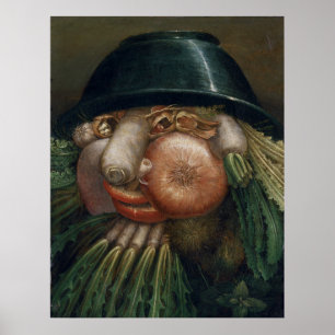 Gemüsegarten - Giuseppe Arcimboldo Poster