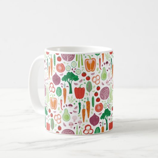 Gemüsegarten Kaffeetasse (Vorderseite Links)