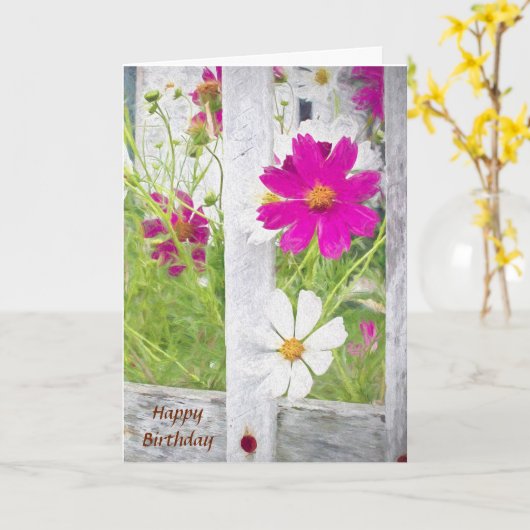 Gemüsegarten Karte (Gelbe Blume)