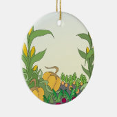 Gemüsegarten Keramik Ornament (Rechts)