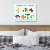 Gemüsegarten Leinwanddruck (Insitu (Schlafzimmer))