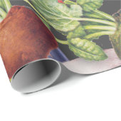 Gemüsegarten Menagerie Geschenkpapier (Rolleneckpunkt)