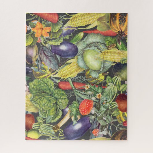 Gemüsegarten Menagerie Puzzle (Vertikal)
