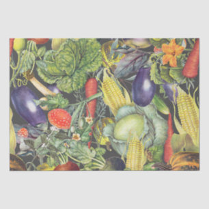 Gemüsegarten Menagerie Seidenpapier