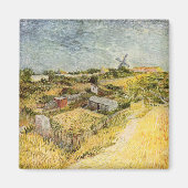 Gemüsegärten, Montmartre von Vincent van Gogh Magnet (Vorne)