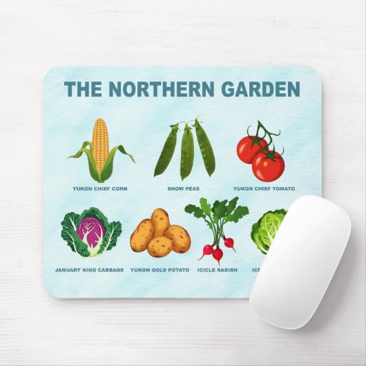 Gemüsegarten Mousepad (Mit Mouse)
