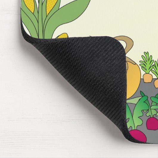 Gemüsegarten Mousepad (Ecke)