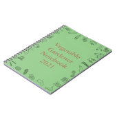 Gemüsegarten-Notebook Notizblock (Linke Seite)