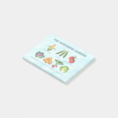 Gemüsegarten Post-it Klebezettel (angewinkelt)