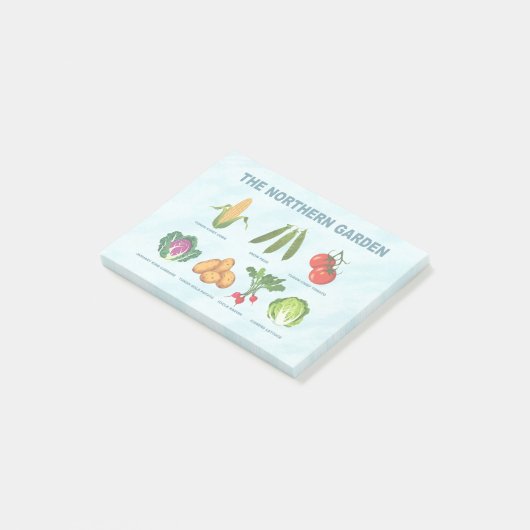 Gemüsegarten Post-it Klebezettel (angewinkelt)