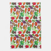 Gemüsegarten produzieren Grünmarktprodukte Geschirrtuch (Vertikal)