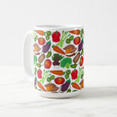 Gemüsegarten produzieren Grünmarktprodukte Kaffeetasse (Vorderseite Links)