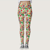 Gemüsegarten produzieren Grünmarktprodukte Leggings (Vorderseite)