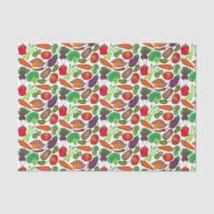 Gemüsegarten produzieren Grünmarktprodukte Seidenpapier