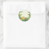 Gemüsegarten Runder Aufkleber (Tasche)