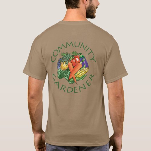 Gemüsegarten T-Shirt (Rückseite)