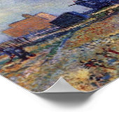 Gemüsegärten und das Moulin de Blood Fin Poster (Ecke)