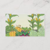 Gemüsegarten Visitenkarte (Rückseite)