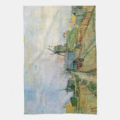 Gemüsegarten von Vincent van Gogh in Montmartre Geschirrtuch (Vertikal)