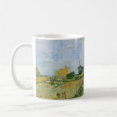 Gemüsegarten von Vincent van Gogh in Montmartre Kaffeetasse (Links)