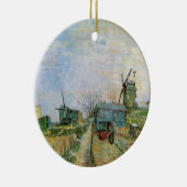 Gemüsegarten von Vincent van Gogh in Montmartre Keramikornament (Rechts)