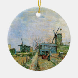 Gemüsegarten von Vincent van Gogh in Montmartre Keramikornament