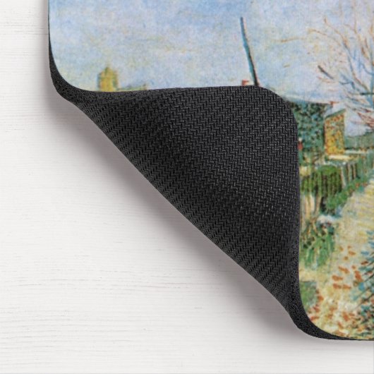 Gemüsegarten von Vincent van Gogh in Montmartre Mousepad (Ecke)