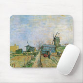 Gemüsegarten von Vincent van Gogh in Montmartre Mousepad (Mit Mouse)