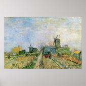 Gemüsegarten von Vincent van Gogh in Montmartre Poster (Vorne)