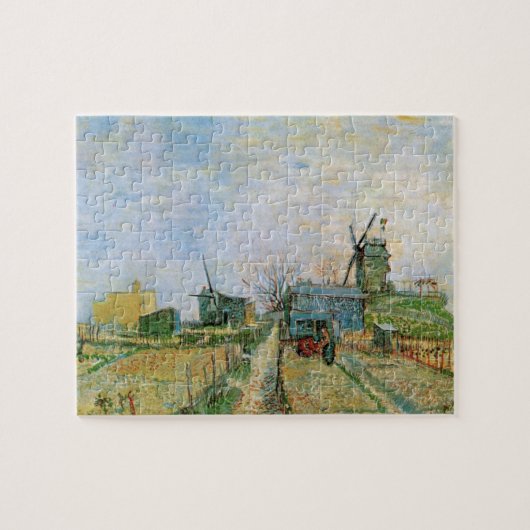 Gemüsegarten von Vincent van Gogh in Montmartre Puzzle (Horizontal)