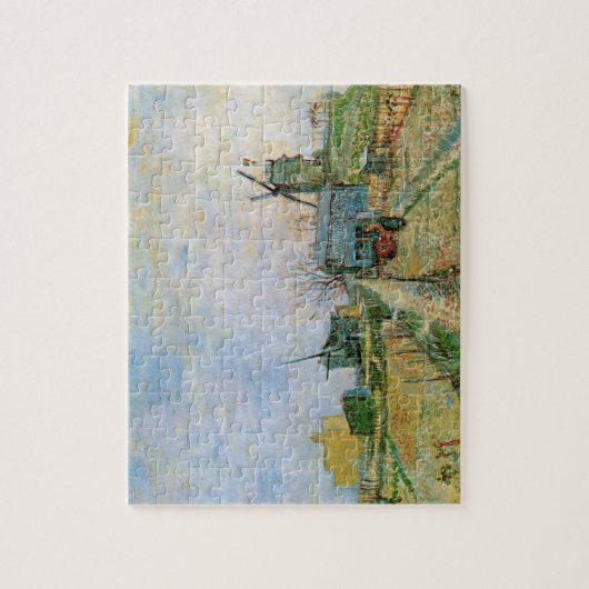 Gemüsegarten von Vincent van Gogh in Montmartre Puzzle (Vertikal)