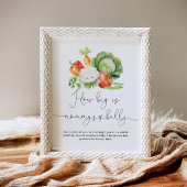 Gemüsegarten wie groß ist Mama's Bauchspiel Poster