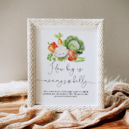 Gemüsegarten wie groß ist Mama's Bauchspiel Poster