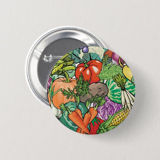 Gemüsegärtner Button (Vorne & Hinten)