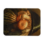 Gemüsegärtner, c. 1590 (Öl auf Tafel) Magnet (Horizontal)