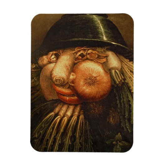 Gemüsegärtner, c. 1590 (Öl auf Tafel) Magnet (Vertikal)