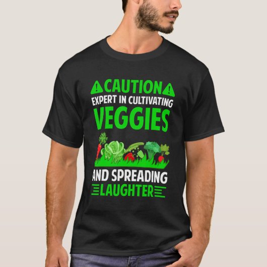 Gemüsegärtner Gartenarbeit Gemüse  T-Shirt (Vorderseite)