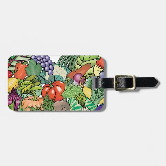 Gemüsegärtner Gepäckanhänger (Vorderseite horizontal)