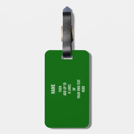 Gemüsegärtner Gepäckanhänger (Rückseite vertikal)