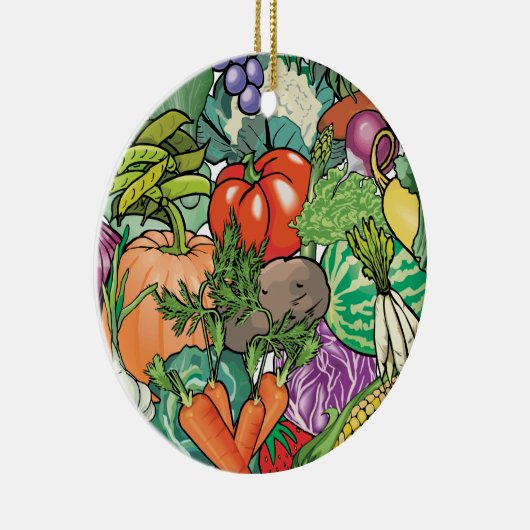 Gemüsegärtner Keramikornament (Rechts)