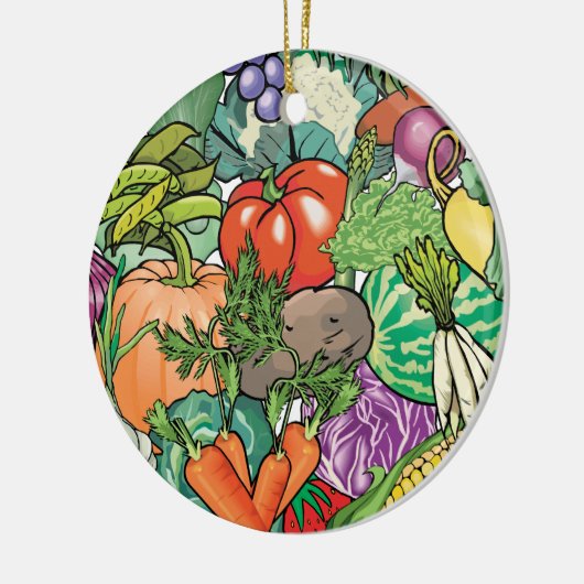 Gemüsegärtner Keramikornament (Links)
