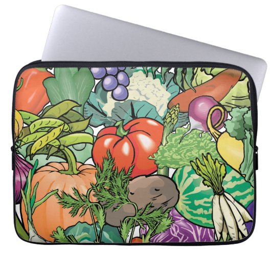 Gemüsegärtner Laptopschutzhülle (Vorderseite)