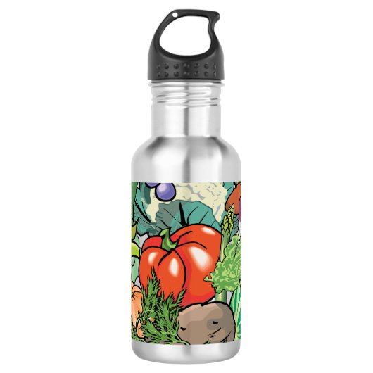Gemüsegärtner Trinkflasche (Vorderseite)