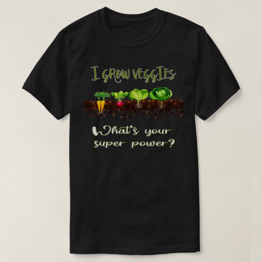 Gemüsegärtnerei Gewürzkräuter T-Shirt (Design vorne)