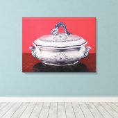 Gemüsegerät von Carl Linnaeus Leinwanddruck (Insitu (Holzboden))