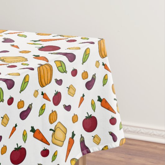 Gemüsegewächse aus Erntedank Tischdecke (Beispiel)